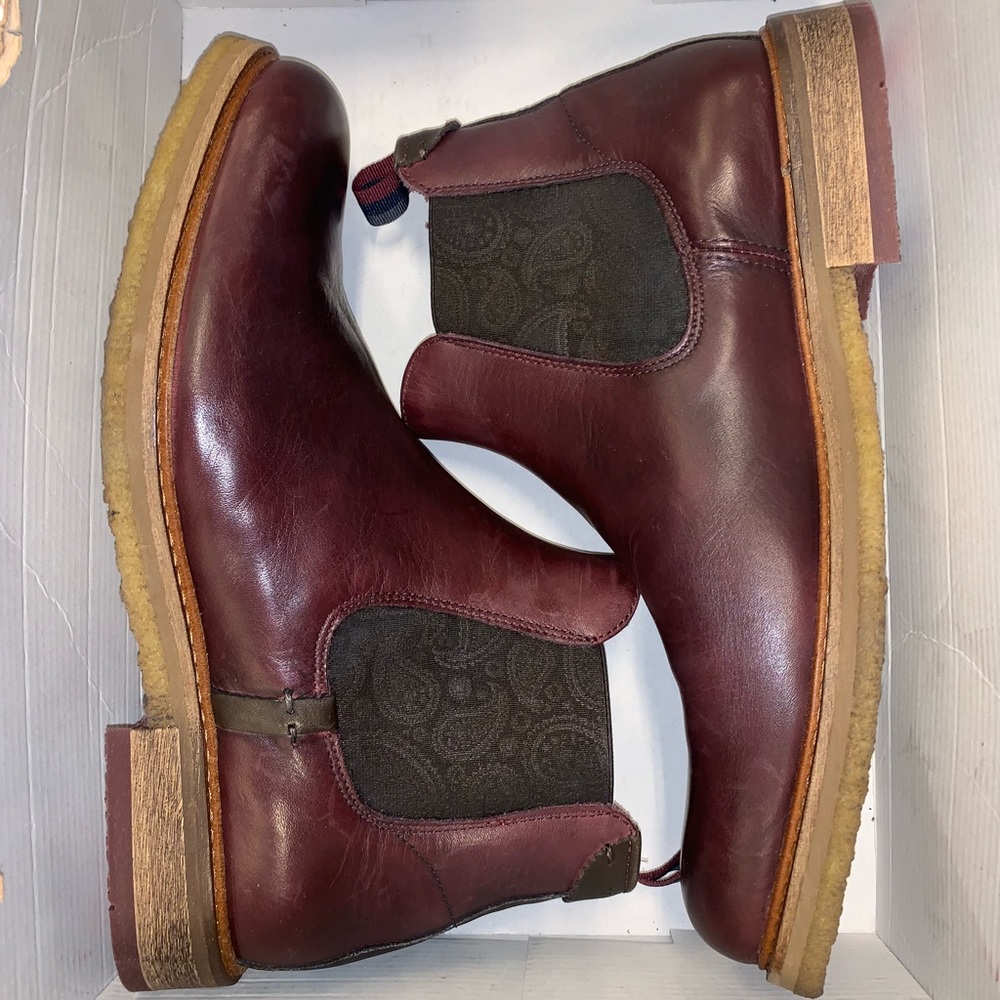 Men’s Ted Baker Bronzo Leather Chelsea Boots